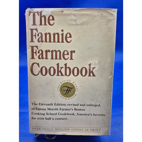 1965 Fannie Farmer Cookbook 11th Edition Hardcover Dust Jacket - Picture 1 of 10